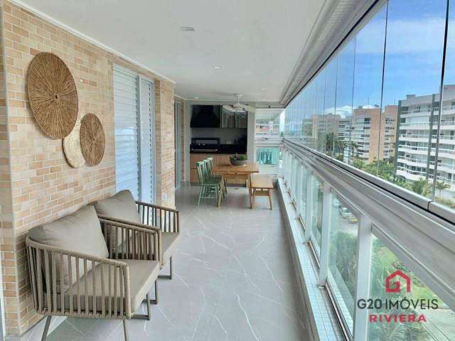 Apartamento com 3 dormitórios à venda, 95 m² por R$ 3.000.000,00 - Riviera - Módulo 8 - Bertioga/SP