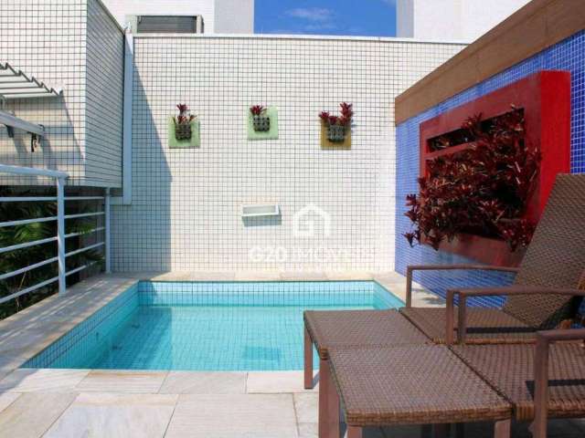 Cobertura com 5 dormitórios à venda, 192 m² por R$ 5.500.000,00 - Riviera de São Lourenço - Bertioga/SP