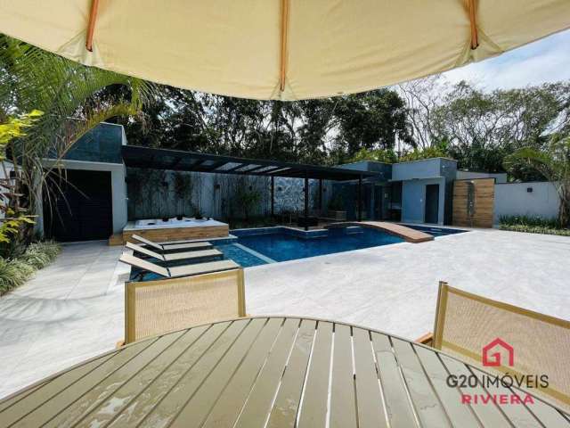 Casa com 6 dormitórios à venda, 464 m² por R$ 9.750.000,00 - Riviera Módulo 17 - Bertioga/SP