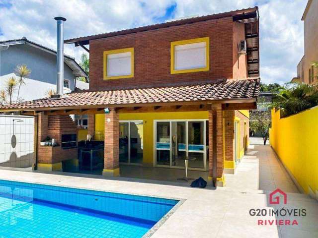 Casa com 6 dormitórios à venda, 208 m² por R$ 4.680.000,00 - Riviera de São Lourenço - Bertioga/SP