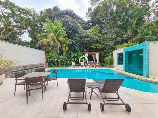 Casa com 5 dormitórios à venda, 380 m² por R$ 7.700.000,00 - Riviera Módulo 18 - Bertioga/SP