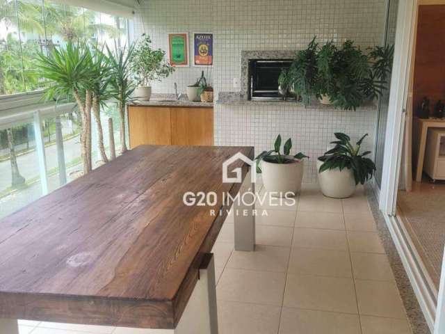 Apartamento com 4 dormitórios à venda, 186 m² por R$ 4.700.000 - Riviera de São Lourenço - Bertioga/SP