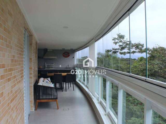 Apartamento com 3 dormitórios à venda, 121 m² por R$ 3.200.000 - Riviera  Módulo 8 - Bertioga/SP