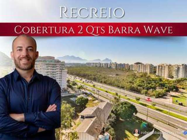 Cobertura 2 Qts Barra Wave Residence Club PRONTO PARA MORAR