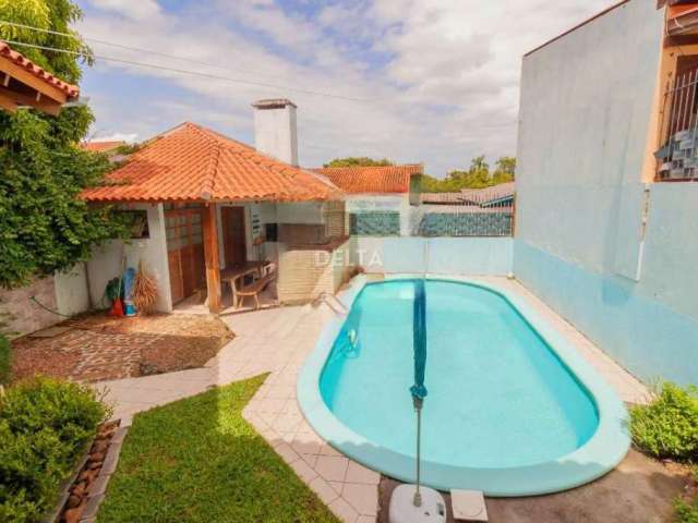 Casa à venda em Novo Hamburgo, no bairro Hamburgo Velho - Churrasqueira, Piscina e Varanda!