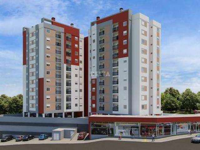 Apartamento com 2 dormitórios e vaga coberta à venda, 55,9 m² Bairro Operário - Novo Hamburgo/RS