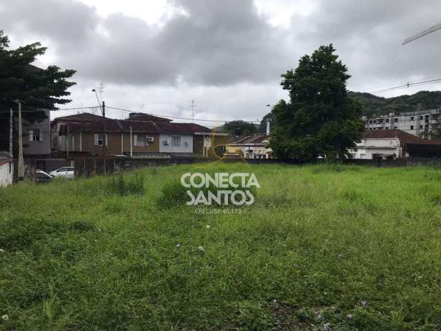 Terreno comercial para alugar na Rua Major Quintino de Lacerda, 58, Jabaquara, Santos, 1008 m2 por R$ 10.500