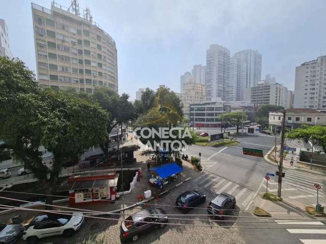 Apartamento com 3 quartos para alugar na Avenida Senador Pinheiro Machado, 1018, José Menino, Santos, 165 m2 por R$ 4.200