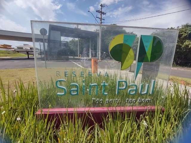 Lote de oportunidade à venda no Condomínio Reserva Saint Paul em Itu/SP.