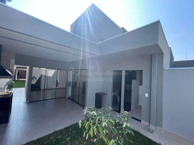 Casa nova com suíte, área gourmet, Vila Planalto, CAMPO GRANDE - MS