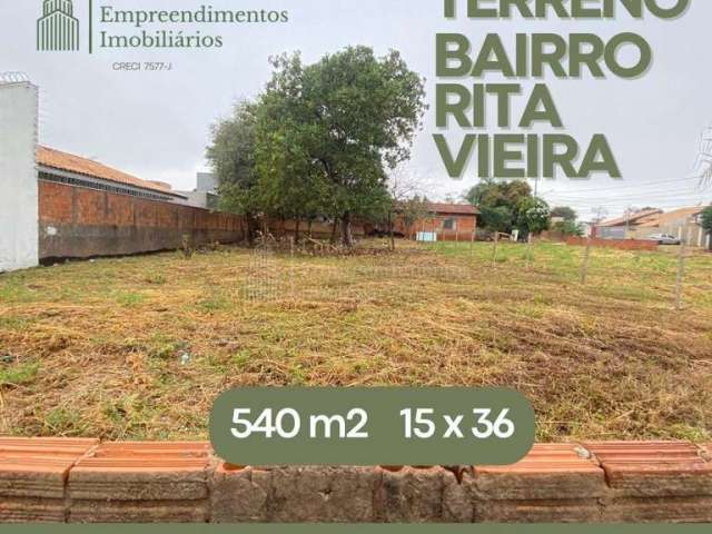 Excelente terreno à venda, 540 m , Rita Vieira, CAMPO GRANDE - MS