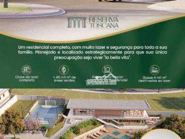 Lotes à partir de 200 M² à venda no Condomínio Reserva Toscana - Salto/SP