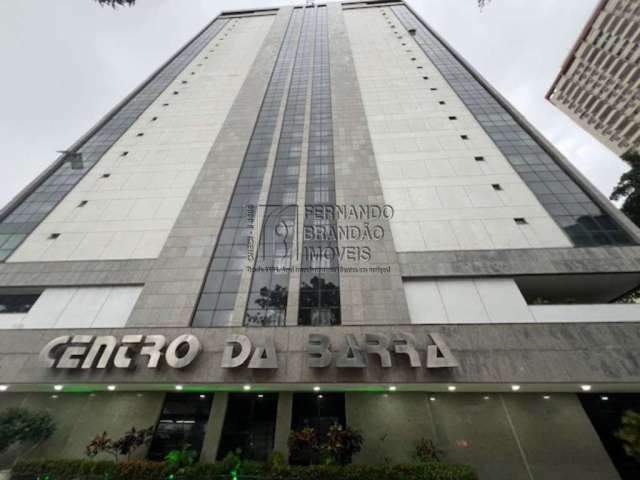 Sala Comercial Espaçosa na Barra da Tijuca no Condomínio do Edifício Centro da Barra