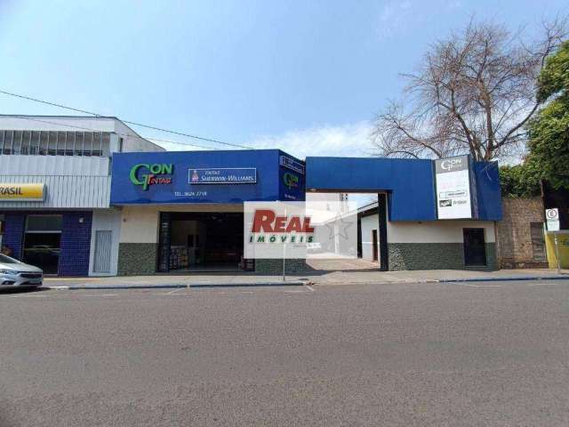 Salão comercial com depósito e garagem, 700 m² - venda por R$ 3.500.000 ou aluguel por R$ 12.800/mês - São João - Araçatuba/SP