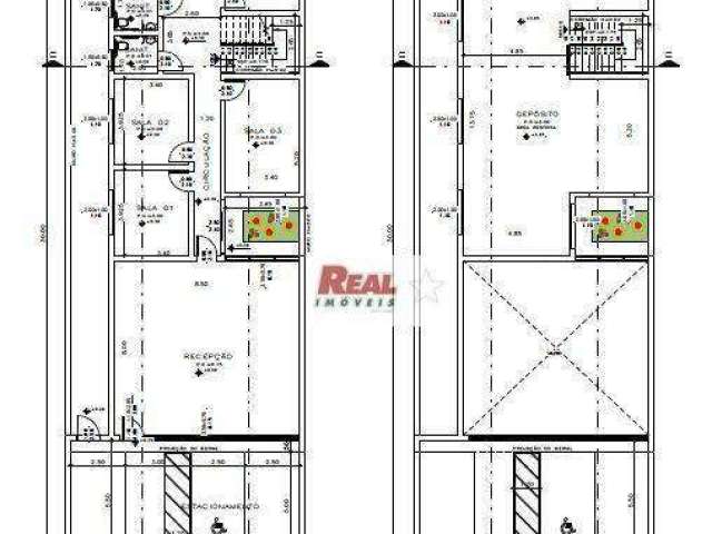 Salão comercial novo - 300,16m² área construída - R Bandeirantes - Araçatuba