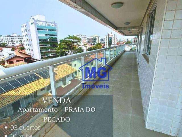 Apartamento com 3 dormitórios à venda, 150 m² - Praia do Pecado - Macaé/RJ