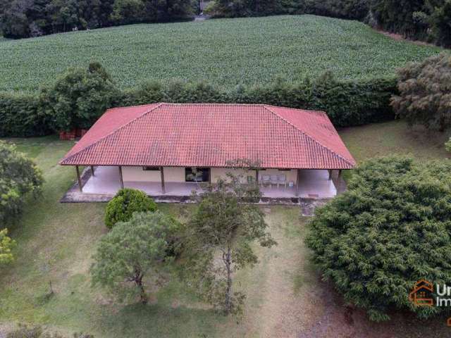 Chácara com 3 dormitórios à venda, 4 m² por R$ 1.099.000,00 - Fazendinha - Campo Largo/PR