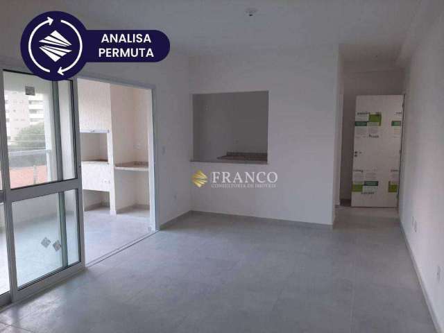 Apartamento com 2 dormitórios à venda, 77,23m² - Jardim das Nações - Taubaté/SP