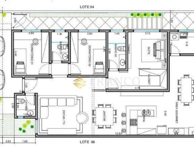 Casa à venda, 152 m² por R$ 905.000,00 - Residencial Barão de Tremembé - Tremembé/SP