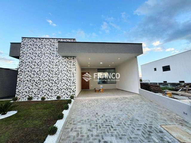 Casa com 3 dormitórios à venda, 144,50m² - Condomínio Vale dos Cristais - Taubaté/SP