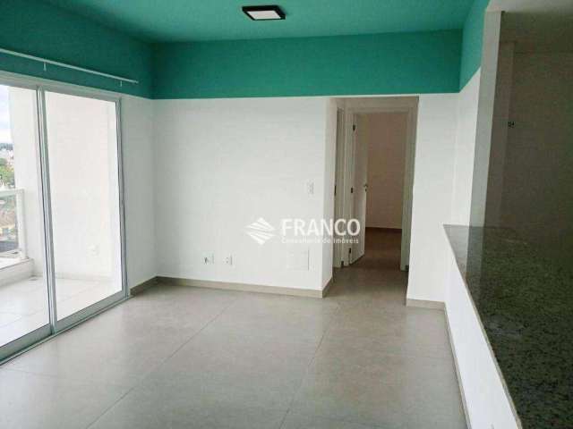 Apartamento com 2 dormitórios para alugar, 77 m² - Jardim das Nações - Taubaté/SP