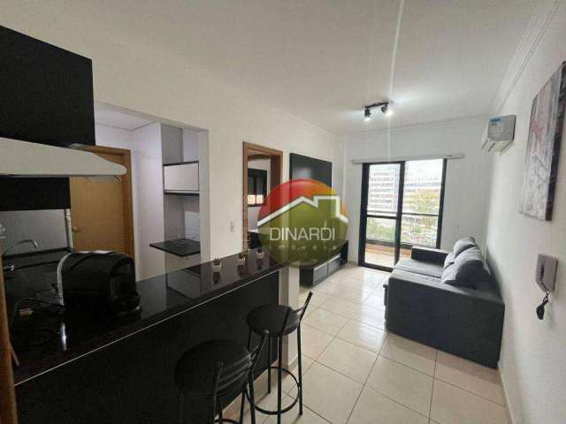 Apartamento com 1 dormitório para alugar, 39 m² por R$ 2.250,00/mês - Jardim Palma Travassos - Ribeirão Preto/SP