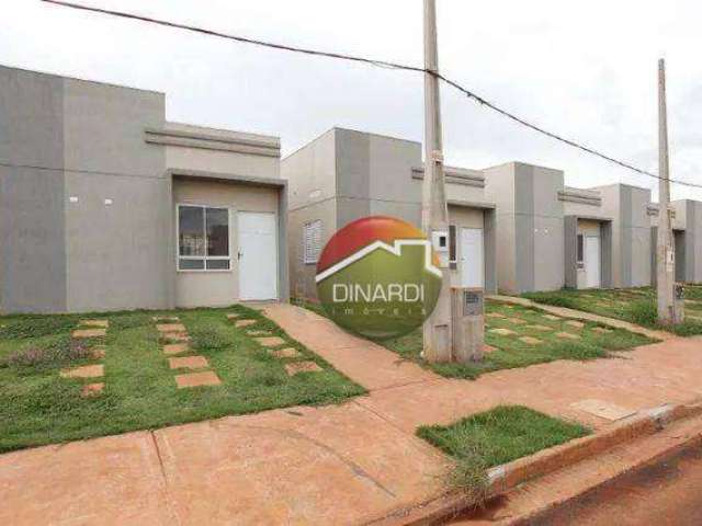 Casa com 2 dormitórios à venda, 42 m² por R$ 269.000 - Recreio Anhangüera - Ribeirão Preto/SP