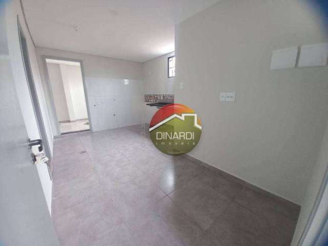 Apartamento com 1 dormitório para alugar, 40 m² por R$ 870,01/mês - Jardim Irajá - Ribeirão Preto/SP