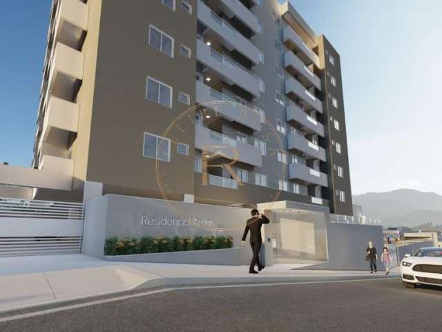 LANÇAMENTO - Apartamento na planta à venda em Areias, São José-SC: 2 quartos, 1 suíte, 1 sala, 2 banheiros, 1 vaga de garagem, 61m² de área. Confira!