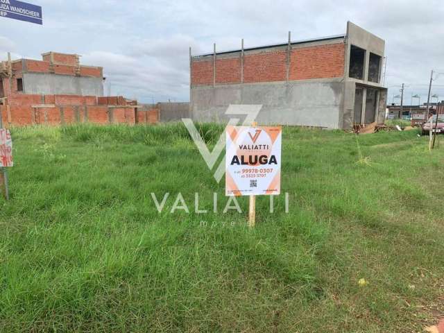 Terreno para locação no Jardim Copacabana  - Foz do Iguaçu  PR