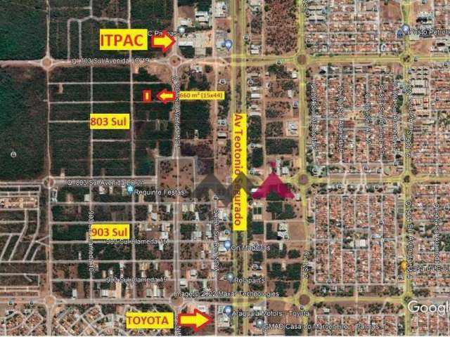 Terreno à venda, 660 m² por R$ 189.000,00 - Plano Diretor Sul - Palmas/TO