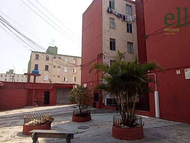 Apartamento com 2 dormitórios à venda, 48 m² por R$ 160.000,00 - Conjunto Habitacional Presidente Castelo Branco - Carapicuíba/SP