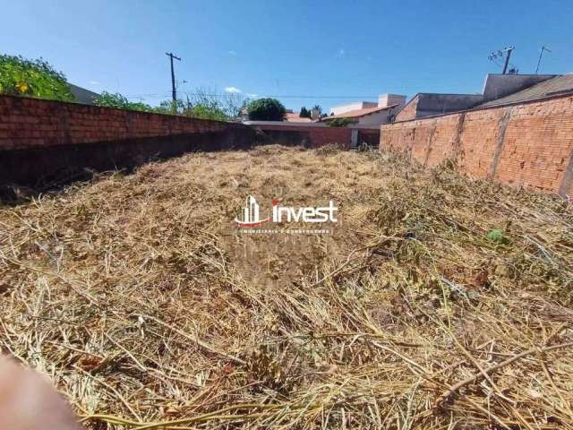 Terreno em bairro nobre de Uberaba. Jardim São Bento