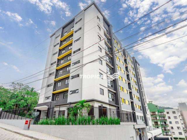 Apartamento com 2 dormitórios, 64 m² - venda por R$ 350.000,00 ou aluguel por R$ 2.200,00/mês - Escola Agrícola - Blumenau/SC