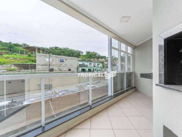 Apartamento com 2 dormitórios para alugar, 120 m² por R$ 2.265,00/mês - Velha - Blumenau/SC