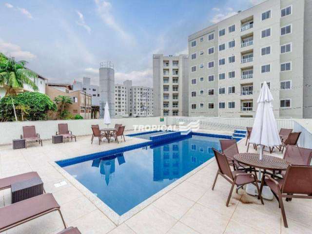 Apartamento com 2 dormitórios para alugar, 44 m² por R$ 1.860,00/mês - Água Verde - Blumenau/SC