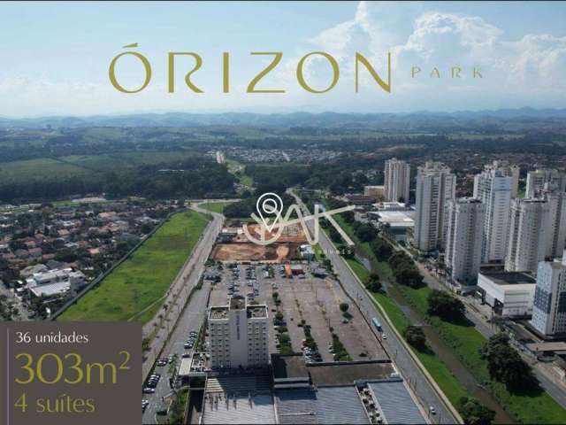 Apartamento com 4 dormitórios à venda, 303 m² por R$ 3.435.200,00 - Edifício Orizon Park - São José dos Campos/SP