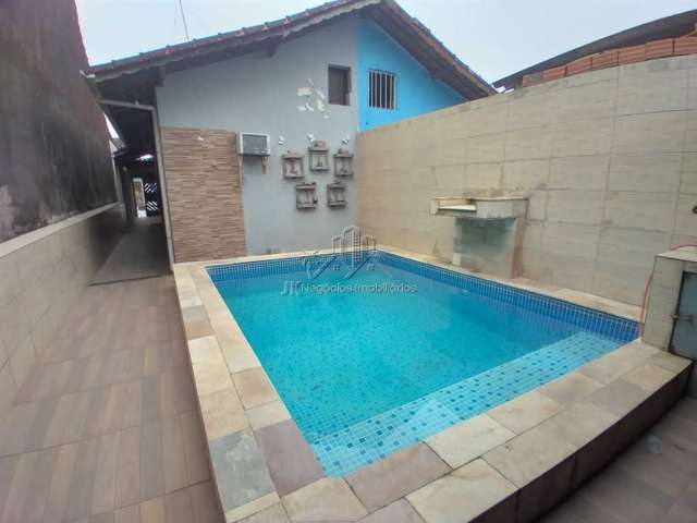 Casa 1 dormitório piscina balneário jussara mongaguá