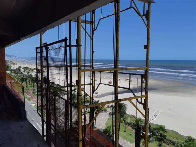 109mil entrada saldo banco - 2 quartos um suite, frente mar, sacada gourmet, obras aceleradas