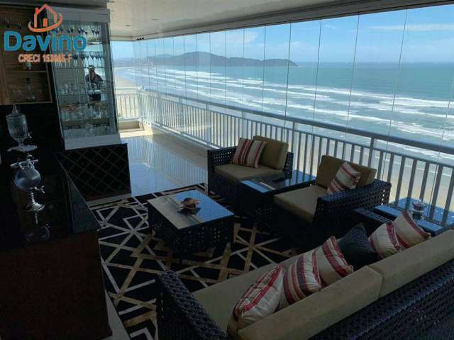 3,5milhão - Apartamento alto padrão - Frente mar - 3 suites - jacuzzy -  4 vagas - total frente mar - 326m² de area util