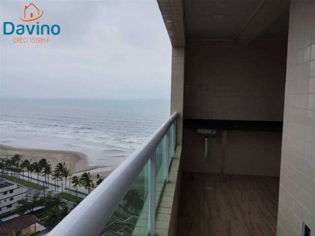 Lindo apartamento vista mar, lazer completo, pé na areia