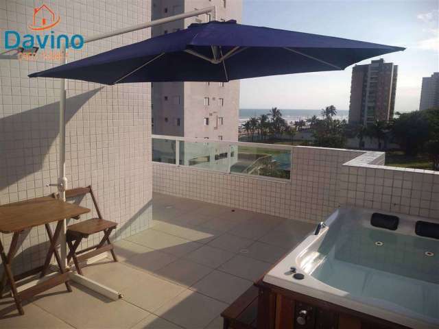 Cobertura duplex, vista mar, solariun com jacuzzi vista mar