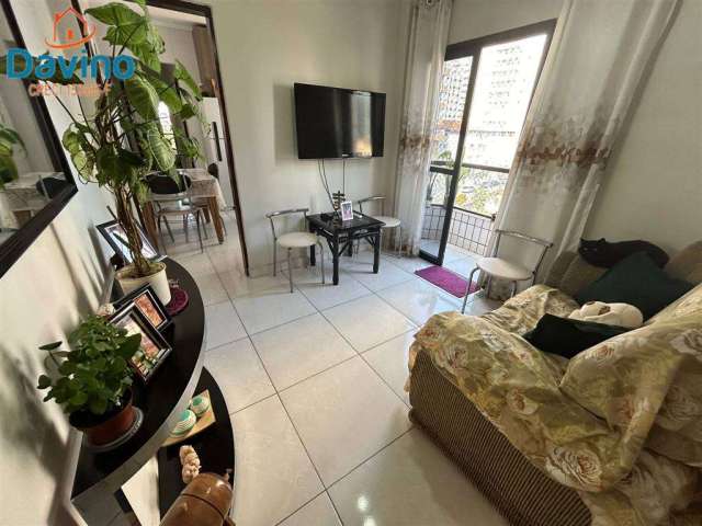 Apartamento Aviação, 1 dormitório,  2 sacadas vista mar, reformado, 100 metros do mar - R$ 235.000,00