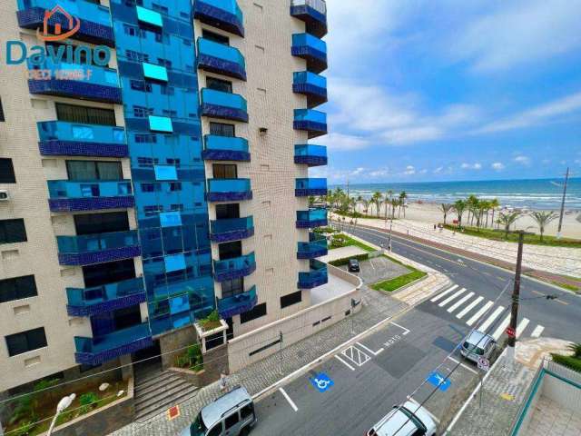 330mil - Vista mar - apartamento 2 quartos  - mobiliado - pé na areia da praia da vila tupi