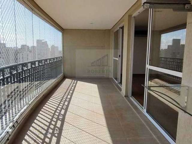 Apartamento para locação 176m² na melhor localização do brooklin 3 suites