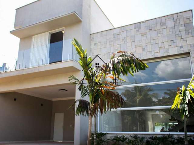 Casa com 327 m&#178;, com 4 suites, 4 vagas cobertas no bairro Loteamento Residencial Reserva Do Engenho, em Piracicaba.