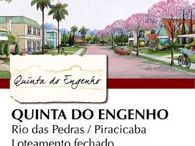 Terreno &#224; venda de 300m&#178; no Condomínio Quinta do Engenho, Rio das Pedras, por R$160.000.00