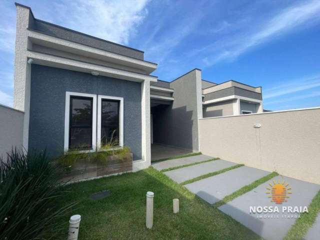 Casa a 450 metros do mar com 3 dormitórios à venda, 90 m² por R$ 465.000 - Itapema do Sai - Itapoá/SC