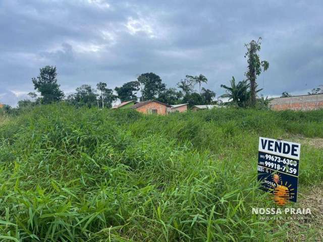 Terreno à venda, 145 m² por R$ 95.000,00 - Mariluz - Itapoá/SC