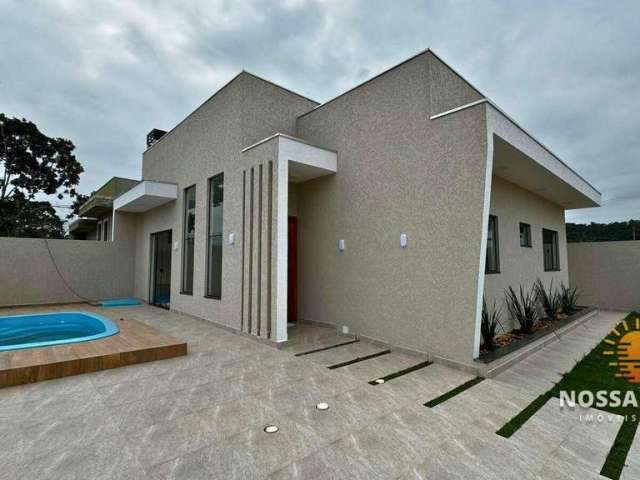 Casa com 3 dormitórios à venda, 88 m² por R$ 520.000,00 - Princesa do Mar - Itapoá/SC